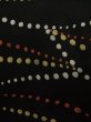 画像7: K0609M  羽織 女性用着物  シルク（正絹）   黒, 抽象的模様 【中古】 【USED】 【リサイクル】 ★★☆☆☆ (7)