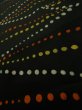 画像8: K0609M  羽織 女性用着物  シルク（正絹）   黒, 抽象的模様 【中古】 【USED】 【リサイクル】 ★★☆☆☆ (8)