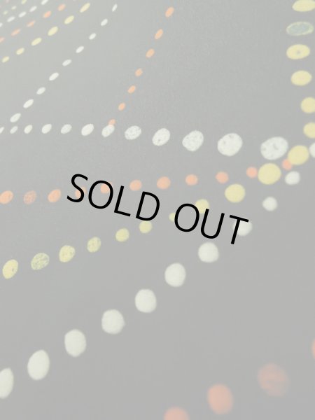 画像10: K0609M  羽織 女性用着物  シルク(正絹)   黒, 抽象的模様 【中古】 【USED】 【リサイクル】 ★★☆☆☆ (10)