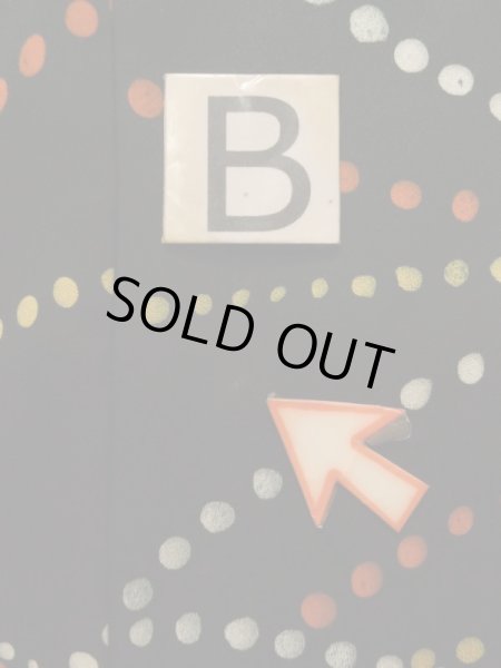 画像15: K0609M  羽織 女性用着物  シルク(正絹)   黒, 抽象的模様 【中古】 【USED】 【リサイクル】 ★★☆☆☆ (15)