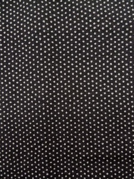 画像5: K0616C  羽織 女性用着物  シルク（正絹） ヘザー（杢）  黒, 小さな点々 【中古】 【USED】 【リサイクル】 ★★☆☆☆ (5)
