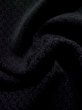 画像9: K0616D  羽織 女性用着物  シルク（正絹）   黒, 花 【中古】 【USED】 【リサイクル】 ★★★☆☆ (9)