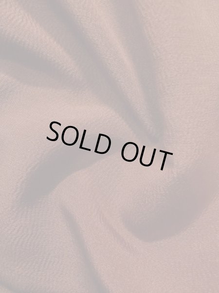 画像15: K0616G  羽織 女性用着物 裏地に孔雀柄 シルク(正絹) 淡い  オレンジ, 抽象的模様 【中古】 【USED】 【リサイクル】 ★★★★☆ (15)