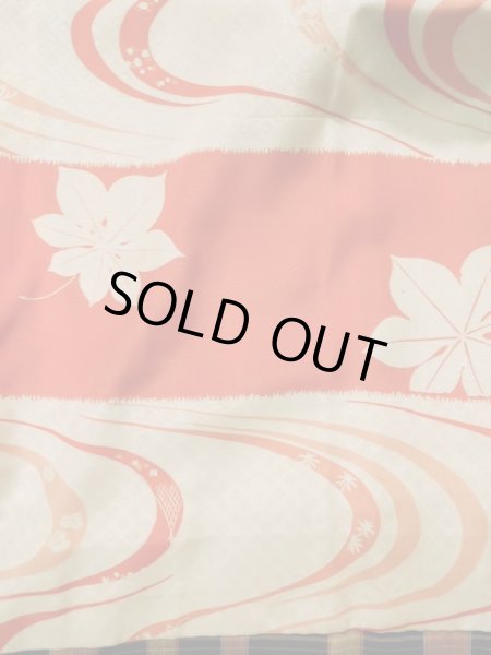 画像11: K0616K  羽織 女性用着物  シルク(正絹)   黒, チェック柄 【中古】 【USED】 【リサイクル】 ★☆☆☆☆ (11)