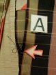 画像13: K0616K  羽織 女性用着物  シルク（正絹）   黒, チェック柄 【中古】 【USED】 【リサイクル】 ★☆☆☆☆ (13)
