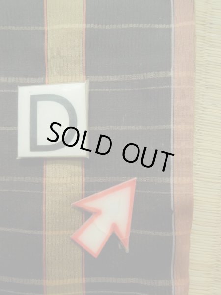 画像16: K0616K  羽織 女性用着物  シルク(正絹)   黒, チェック柄 【中古】 【USED】 【リサイクル】 ★☆☆☆☆ (16)