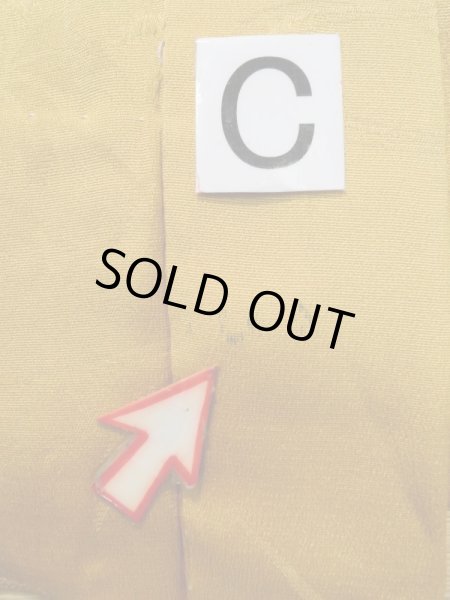 画像17: K0616R  羽織 女性用着物 桐、桔梗、流水、えがすみ、御所車の地紋 シルク(正絹)   山吹,  【中古】 【USED】 【リサイクル】 ★★☆☆☆ (17)