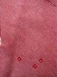 画像3: K0623A  羽織 女性用着物  シルク（正絹） ヘザー（杢）  赤, かのこ 【中古】 【USED】 【リサイクル】 ★★★☆☆ (3)