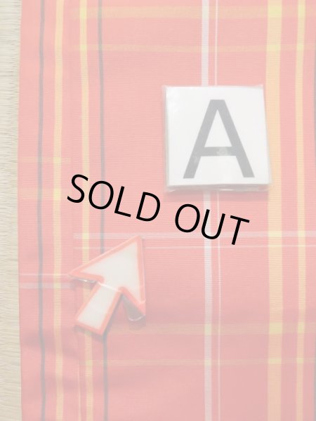 画像13: K0623H  羽織 女性用着物  シルク(正絹)   オレンジ, チェック柄 【中古】 【USED】 【リサイクル】 ★★★☆☆ (13)