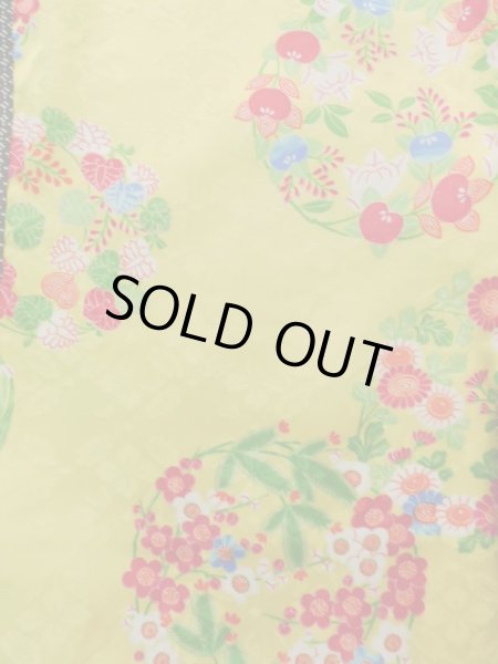 画像4: K0623P Mint  羽織 女性用着物  シルク(正絹)   黒, 花 【中古】 【USED】 【リサイクル】 ★★★★☆ (4)