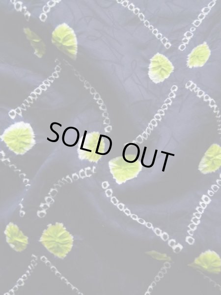 画像10: K0630C Mint  羽織 女性用着物  シルク(正絹) 深い  ネイビー(紺), 抽象的模様 【中古】 【USED】 【リサイクル】 ★★★★☆ (10)