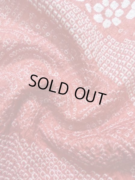 画像11: K0630E Mint  羽織 女性用着物  シルク(正絹) 淡い ヘザー(杢) コーラル, 抽象的模様 【中古】 【USED】 【リサイクル】 ★★★★☆ (11)