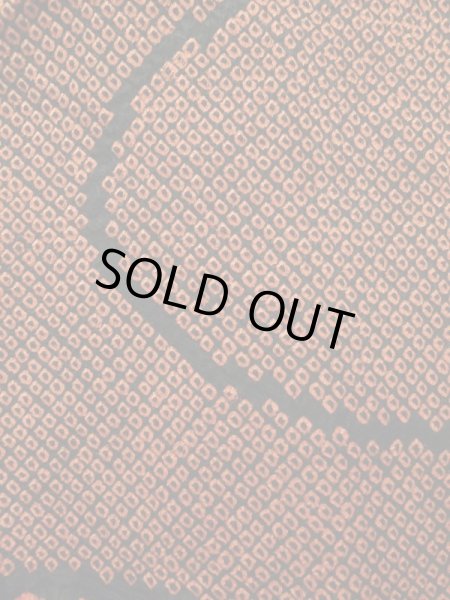 画像5: K0630H Mint  羽織 女性用着物  シルク(正絹) ヘザー(杢)  オレンジ, 抽象的模様 【中古】 【USED】 【リサイクル】 ★★★★☆ (5)