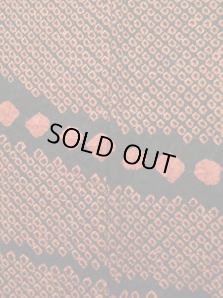 画像6: K0630H Mint  羽織 女性用着物  シルク(正絹) ヘザー(杢)  オレンジ, 抽象的模様 【中古】 【USED】 【リサイクル】 ★★★★☆ (6)