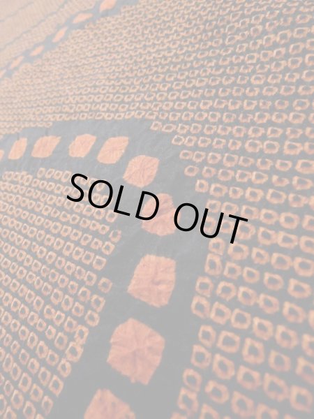 画像9: K0630H Mint  羽織 女性用着物  シルク(正絹) ヘザー(杢)  オレンジ, 抽象的模様 【中古】 【USED】 【リサイクル】 ★★★★☆ (9)