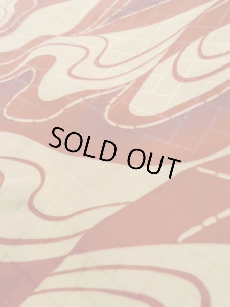 画像9: K0630J Mint  羽織 女性用着物  化繊   クリーム, 抽象的模様 【中古】 【USED】 【リサイクル】 ★★★★★ (9)