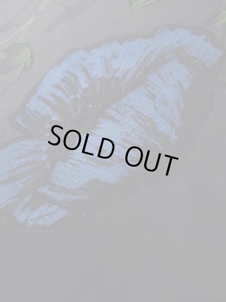 画像9: K0630Q  羽織 女性用着物  シルク（正絹）   黒,  【中古】 【USED】 【リサイクル】 ★★★☆☆ (9)