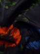 画像11: K0630Q  羽織 女性用着物  シルク（正絹）   黒,  【中古】 【USED】 【リサイクル】 ★★★☆☆ (11)