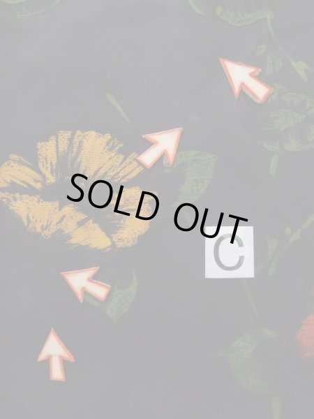 画像16: K0630Q  羽織 女性用着物  シルク（正絹）   黒,  【中古】 【USED】 【リサイクル】 ★★★☆☆ (16)