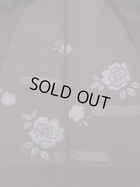 画像3: K0701C  羽織 女性用着物  シルク(正絹) 深い  紫, 花 【中古】 【USED】 【リサイクル】 ★★★☆☆ (3)