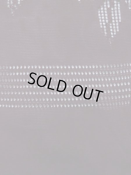 画像6: K0701C  羽織 女性用着物  シルク(正絹) 深い  紫, 花 【中古】 【USED】 【リサイクル】 ★★★☆☆ (6)