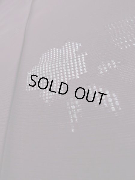 画像7: K0701C  羽織 女性用着物  シルク(正絹) 深い  紫, 花 【中古】 【USED】 【リサイクル】 ★★★☆☆ (7)