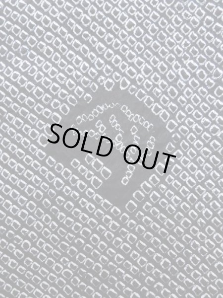 画像6: K0707N  羽織 女性用着物  シルク(正絹) ヘザー(杢)  黒, 葉 【中古】 【USED】 【リサイクル】 ★★★☆☆ (6)