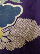 画像8: K0708D  羽織 女性用着物  シルク（正絹）   紫, ぼたん 【中古】 【USED】 【リサイクル】 ★★☆☆☆ (8)