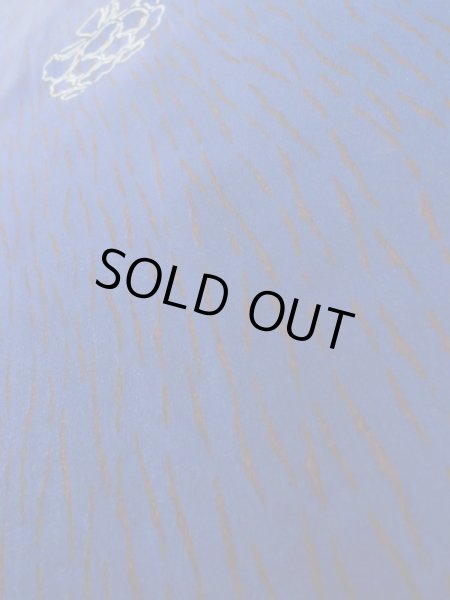 画像10: K0712L  羽織 女性用着物  シルク(正絹)   青, 花 【中古】 【USED】 【リサイクル】 ★★☆☆☆ (10)