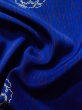 画像12: K0712L  羽織 女性用着物  シルク（正絹）   青, 花 【中古】 【USED】 【リサイクル】 ★★☆☆☆ (12)