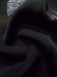 画像10: K0714A  羽織 女性用着物 陶器 シルク（正絹）   黒, 唐花 【中古】 【USED】 【リサイクル】 ★★★☆☆ (10)