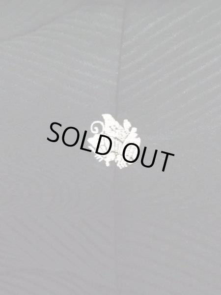 画像3: K0714M Mint  羽織 女性用着物  シルク(正絹)   黒,  【中古】 【USED】 【リサイクル】 ★★★★☆ (3)