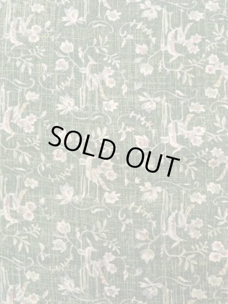 画像3: K0714R Mint  道行 女性用着物  シルク(正絹) 淡い  グリーン(緑), つた 【中古】 【USED】 【リサイクル】 ★★★★☆ (3)