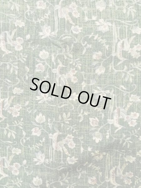 画像4: K0714R Mint  道行 女性用着物  シルク(正絹) 淡い  グリーン(緑), つた 【中古】 【USED】 【リサイクル】 ★★★★☆ (4)