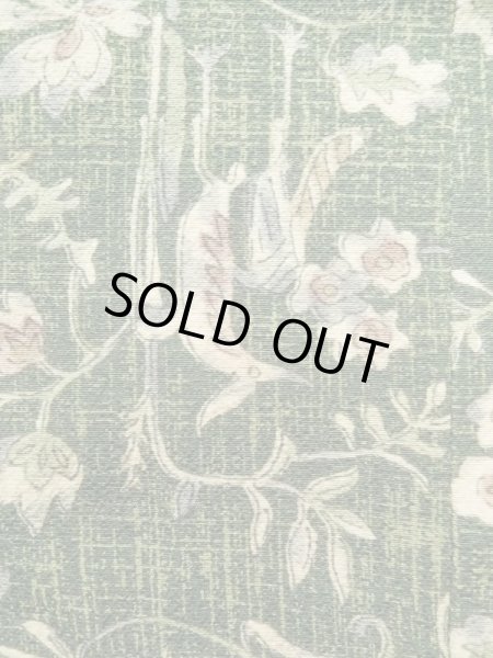 画像5: K0714R Mint  道行 女性用着物  シルク(正絹) 淡い  グリーン(緑), つた 【中古】 【USED】 【リサイクル】 ★★★★☆ (5)