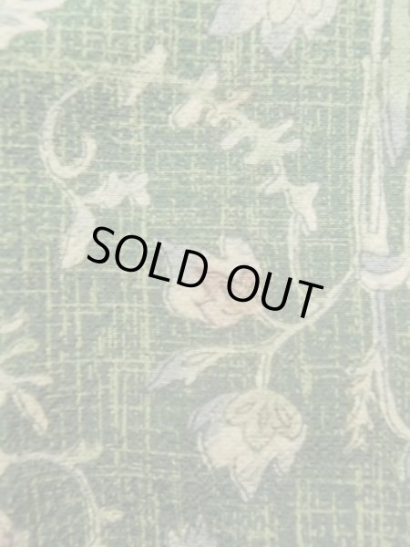 画像7: K0714R Mint  道行 女性用着物  シルク(正絹) 淡い  グリーン(緑), つた 【中古】 【USED】 【リサイクル】 ★★★★☆ (7)