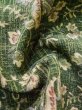 画像11: K0714R Mint  道行 女性用着物  シルク（正絹） 淡い  グリーン（緑）, つた 【中古】 【USED】 【リサイクル】 ★★★★☆ (11)