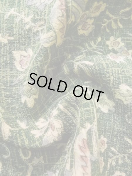 画像11: K0714R Mint  道行 女性用着物  シルク(正絹) 淡い  グリーン(緑), つた 【中古】 【USED】 【リサイクル】 ★★★★☆ (11)