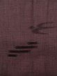 画像5: K0714Z  道行 女性用着物  シルク（正絹） スモーキーな  紫, 抽象的模様 【中古】 【USED】 【リサイクル】 ★★☆☆☆ (5)