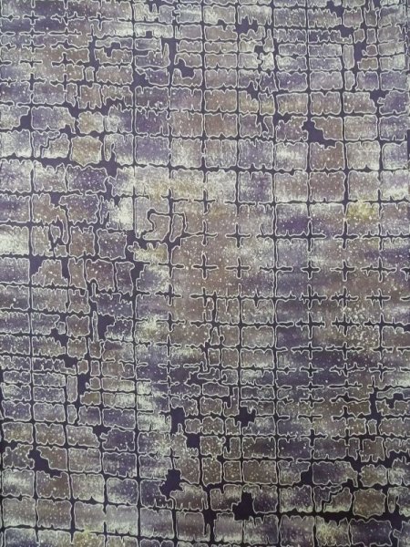 画像5: K0728E Mint  小紋 女性用着物  化繊   紫, 四角 【中古】 【USED】 【リサイクル】 ★★★★☆ (5)