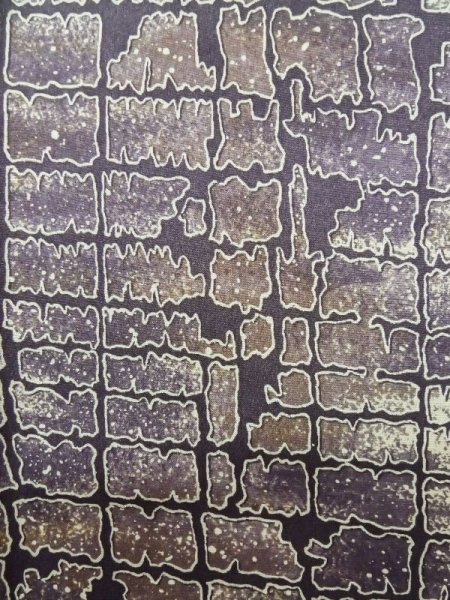 画像8: K0728E Mint  小紋 女性用着物  化繊   紫, 四角 【中古】 【USED】 【リサイクル】 ★★★★☆ (8)