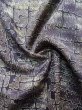 画像12: K0728E Mint  小紋 女性用着物  化繊   紫, 四角 【中古】 【USED】 【リサイクル】 ★★★★☆ (12)