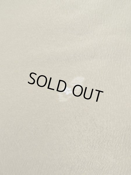 画像6: K0728K  小紋 女性用着物  化繊 淡い  ブラウン（茶色）, 花 【中古】 【USED】 【リサイクル】 ★★☆☆☆ (6)