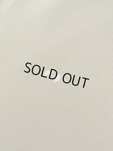 画像9: K0728K  小紋 女性用着物  化繊 淡い  ブラウン（茶色）, 花 【中古】 【USED】 【リサイクル】 ★★☆☆☆ (9)