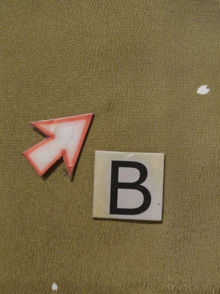 画像15: K0728K  小紋 女性用着物  化繊 淡い  ブラウン(茶色), 花 【中古】 【USED】 【リサイクル】 ★★☆☆☆ (15)