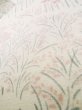画像10: K0804C  小紋 女性用着物  シルク（正絹）   白, 花 【中古】 【USED】 【リサイクル】 ★☆☆☆☆ (10)