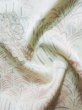 画像12: K0804C  小紋 女性用着物  シルク（正絹）   白, 花 【中古】 【USED】 【リサイクル】 ★☆☆☆☆ (12)