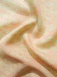 画像11: K0804E  小紋 女性用着物  シルク（正絹） 淡い 薄い ピンク, 扇 【中古】 【USED】 【リサイクル】 ★★★☆☆ (11)