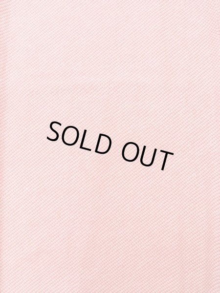 画像3: K0818O  小紋 女性用着物  シルク（正絹） 淡い  朱赤, かのこ 【中古】 【USED】 【リサイクル】 ★★★☆☆ (3)