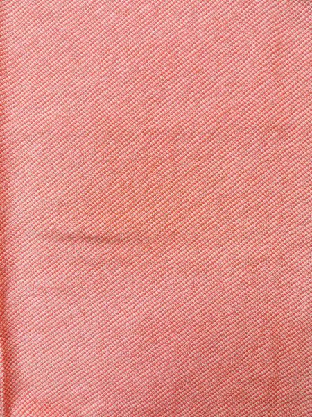 画像4: K0818O  小紋 女性用着物  シルク(正絹) 淡い  朱赤, かのこ 【中古】 【USED】 【リサイクル】 ★★★☆☆ (4)